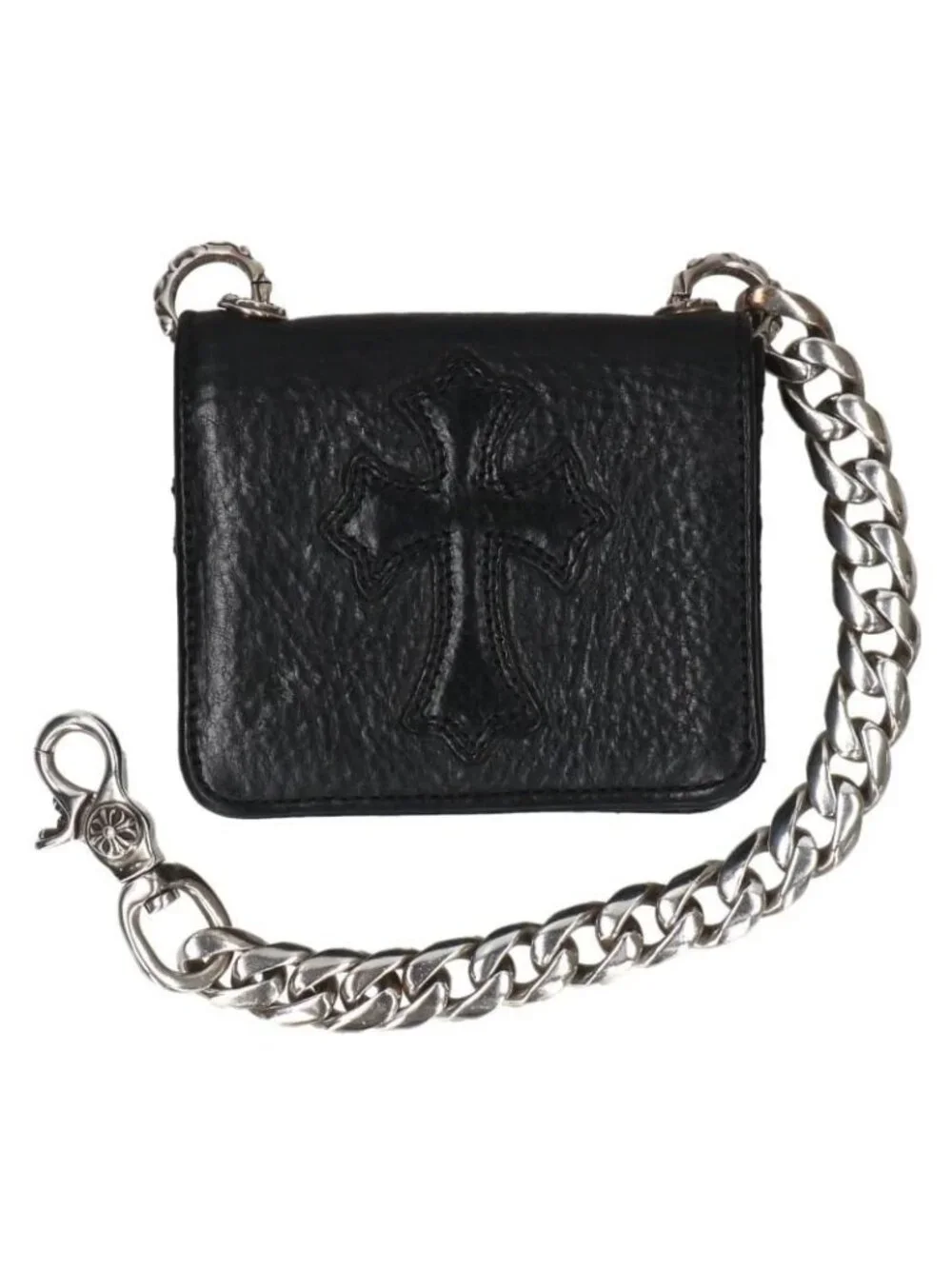Chrome Hearts TV Man Classic Chain Handle Cross Patch Leather